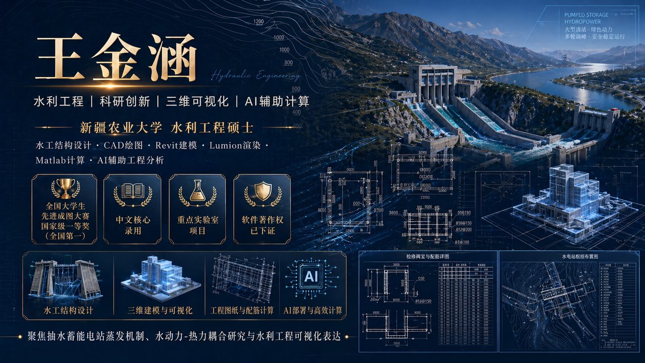 王金涵水利工程作品集封面